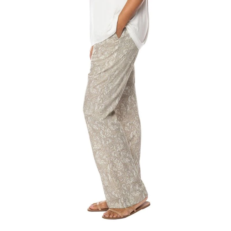 EQL Women's Soft Breeze Pant - Taupe Horse Feathers 3 EQL Women's Soft Breeze Pant - Taupe Horse Feathers - Image 3