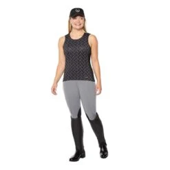Kerrits Women's Flow Rise Knee Patch Performance Tights - Sterling -Ovation Sale Shop 567589 800 800