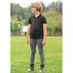 Kerrits Kids' Ice Fil Full Seat Tech Tights - Shadow -Ovation Sale Shop 568083 800 800