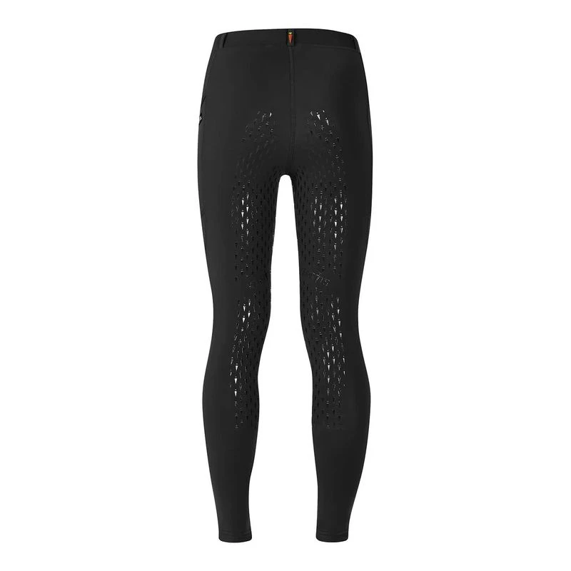 Kerrits Kids' Ice Fil Full Seat Tech Tights - Black 2 Kerrits Kids' Ice Fil Full Seat Tech Tights - Black - Image 2