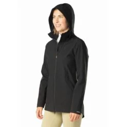 Kerrits Women's Waterproof Rain Jacket - Black -Ovation Sale Shop 570347 800 800