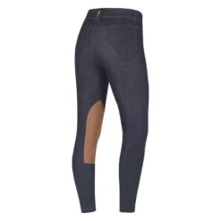 Kerrits Women's Stretch Denim Knee Patch Breeches - Classic Dark Blue -Ovation Sale Shop 570828 800 800