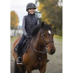 Kerrits Kids' Fleece Lite II Knee Patch Tights - Black Solid -Ovation Sale Shop 574526 800 800