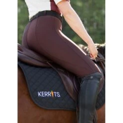 Kerrits Women's Microcord Knee Patch Tights - Espresso -Ovation Sale Shop 574545 800 800