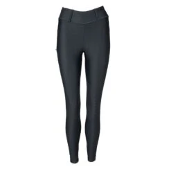 Back On Track Women's Carmen Knee Patch Riding Tights - Black