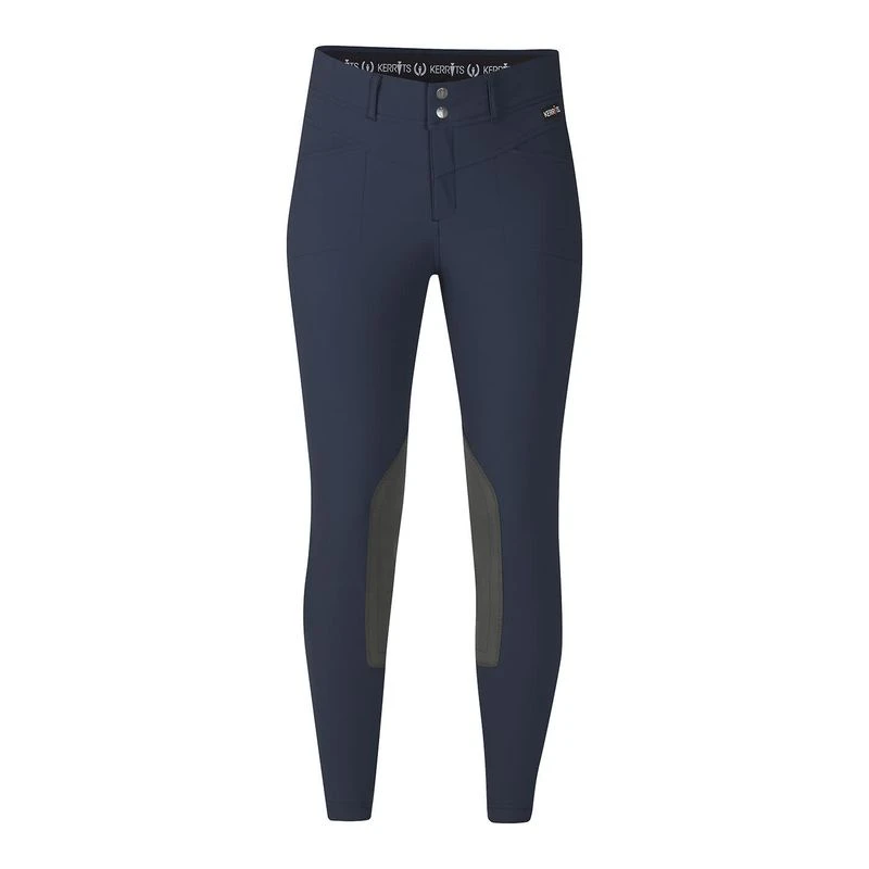 Kerrits Women's Crossover II Knee Patch Breeches - Navy 1 Kerrits Women's Crossover II Knee Patch Breeches - Navy