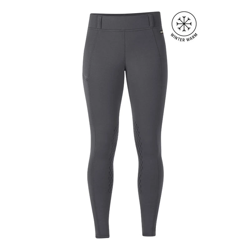 Kerrits Women's Power Stretch Knee Patch Pocket Tights - Shadow 1 Kerrits Women's Power Stretch Knee Patch Pocket Tights - Shadow
