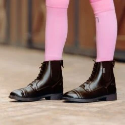Horze Kids' Kilkenny Polyurethane Jodhpur Boots - Brown -Ovation Sale Shop 581348 800 800