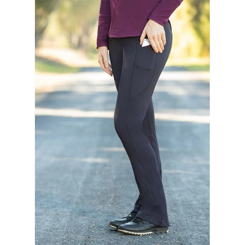 EQL Women's Warm Up Bootcut Tight - Black 6 EQL Women's Warm Up Bootcut Tight - Black - Image 6