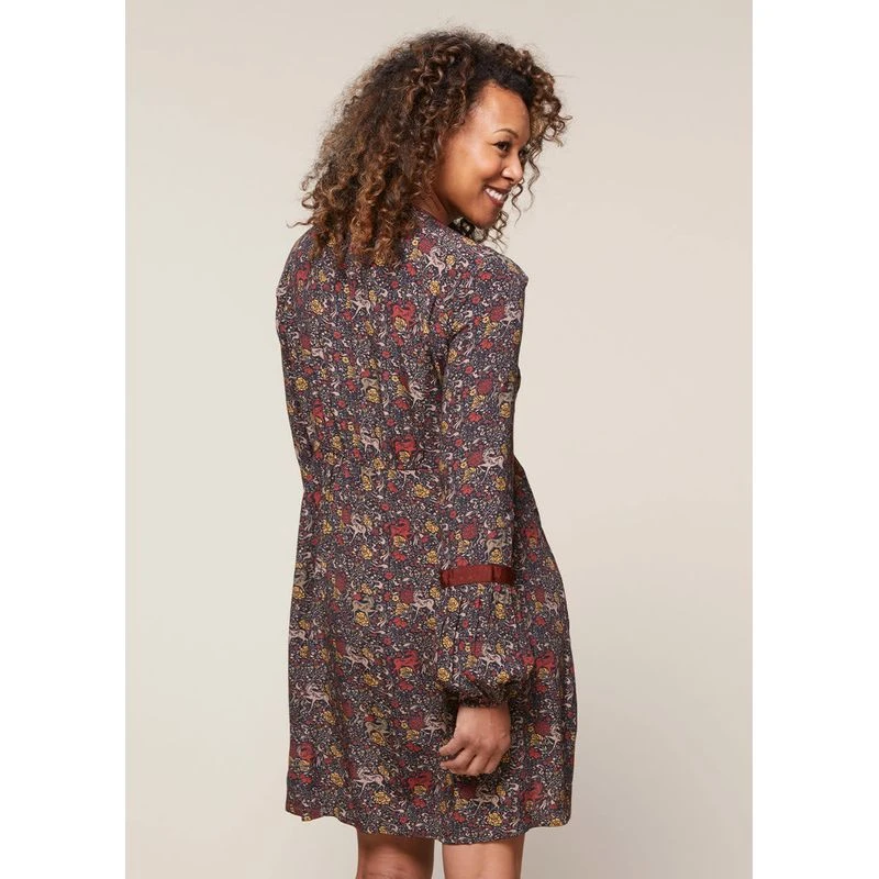 EQL Women's Ecovero Boheme Tunic Dress - Cinnabar Enchanted Garden 4 EQL Women's Ecovero Boheme Tunic Dress - Cinnabar Enchanted Garden - Image 4