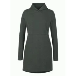 EQL Women's Weekender Fleece Hoodie Dress - Spruce