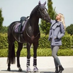 Horze Women's Jadine Winter Jacket - Grey Ridge Purple -Ovation Sale Shop 583981 800 800