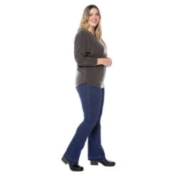 EQL Women's In Motion Bootcut Jean W/Raw Hem - Midnight Wash -Ovation Sale Shop 584679 800 800