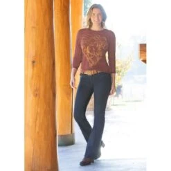 EQL Women's In Motion Bootcut Jean - Dark Rinse -Ovation Sale Shop 584978 800 800