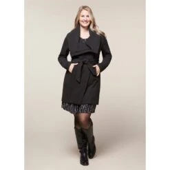 EQL Women's Brushed Ponte Uptown Jacket - Heather Black -Ovation Sale Shop 585142 800 800