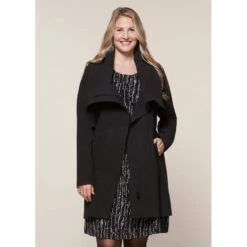 EQL Women's Brushed Ponte Uptown Jacket - Heather Black -Ovation Sale Shop 585145 800 800