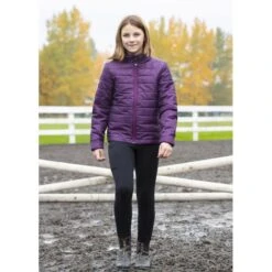 Kerrits Kids' Power Stretch Knee Patch Pocket Tights - Black -Ovation Sale Shop 585549 800 800