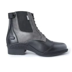 Horze Women's Kilkenny Two-Toned Paddock Boots - Black/Grey -Ovation Sale Shop 586645 800 800