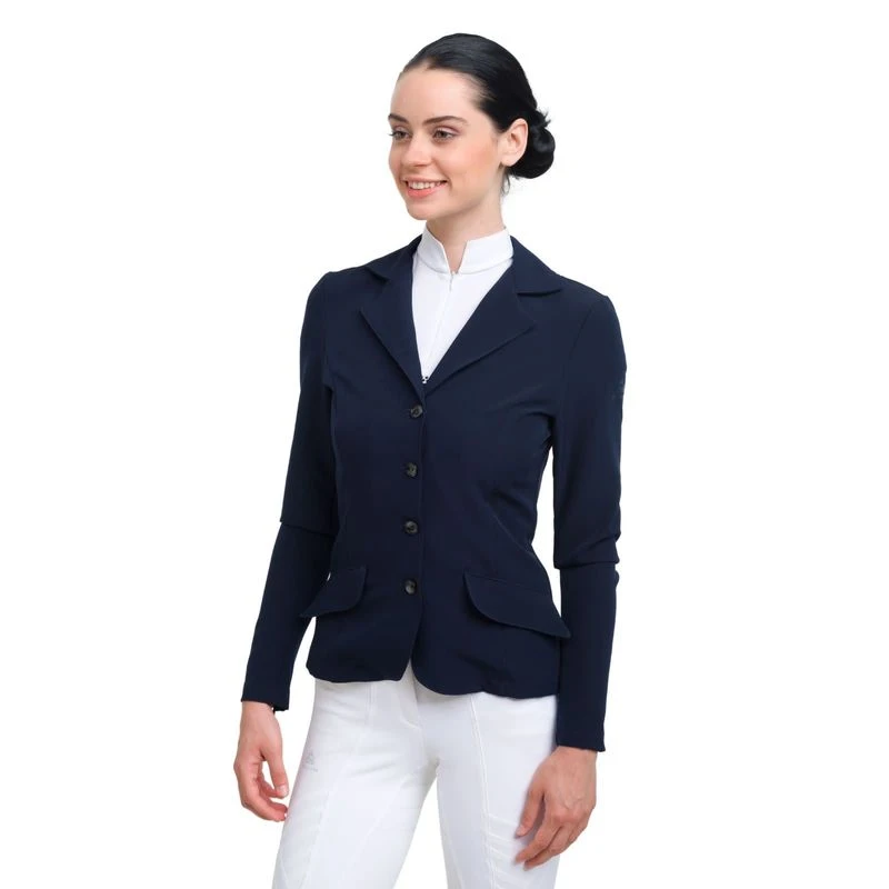 Cavalliera Women's Primetime Show Jacket - Navy Blue 1 Cavalliera Women's Primetime Show Jacket - Navy Blue
