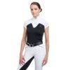 Cavalliera Women's POP Short Sleeve Show Shirt - White/Black -Ovation Sale Shop 587774 800 800