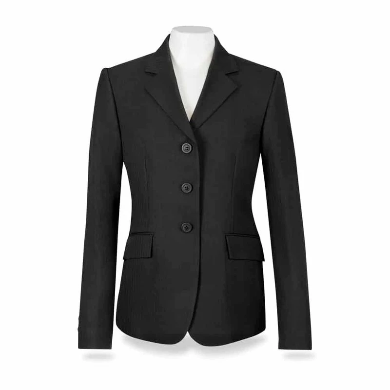 RJ Classics Kids' Hampton Show Coat - Black Herringbone 1 RJ Classics Kids' Hampton Show Coat - Black Herringbone