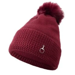 Horze Arya Knitted Hat - Merlot