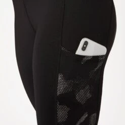 Horze Women's Luminox Tights W/Reflective Print - Black 5 Horze Women's Luminox Tights W/Reflective Print - Black -Ovation Sale Shop 591217 800 800