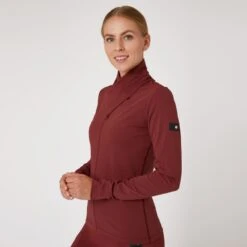 Horze Women's Raquel Turtleneck Training Shirt - Merlot 6 Horze Women's Raquel Turtleneck Training Shirt - Merlot -Ovation Sale Shop 591274 800 800