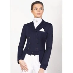 Fair Play Women's Elizabeth Comfimesh Short Tail Coat - Navy -Ovation Sale Shop 592800 800 800