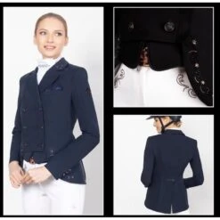 Fair Play Women's Lexim RoseGold Dressage Short Tailcoat - Navy 7 Fair Play Women's Lexim RoseGold Dressage Short Tailcoat - Navy -Ovation Sale Shop 593260 800 800