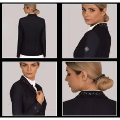 Fair Play Women's Taylor Rose Gold Comfimesh Show Jacket - Black -Ovation Sale Shop 593388 800 800