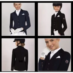 Fair Play Women's Bea Dressage Show Jacket - Black -Ovation Sale Shop 593616 800 800