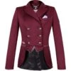 Fair Play Women's Beatrice Short Tail Coat - Burgundy 2 Fair Play Women's Beatrice Short Tail Coat - Burgundy -Ovation Sale Shop 593763 800 800