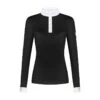 Fair Play Women's Meredith Half Turtleneck Long Sleeve Competition Shirt - Black -Ovation Sale Shop 594223 800 800