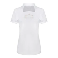 Fair Play Women's Lorella Short Sleeve Competition Shirt - White 5 Fair Play Women's Lorella Short Sleeve Competition Shirt - White -Ovation Sale Shop 594420 800 800