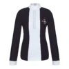 Fair Play Women's Claire Pearl Long Sleeve Competition Shirt - Black/White -Ovation Sale Shop 594853 800 800
