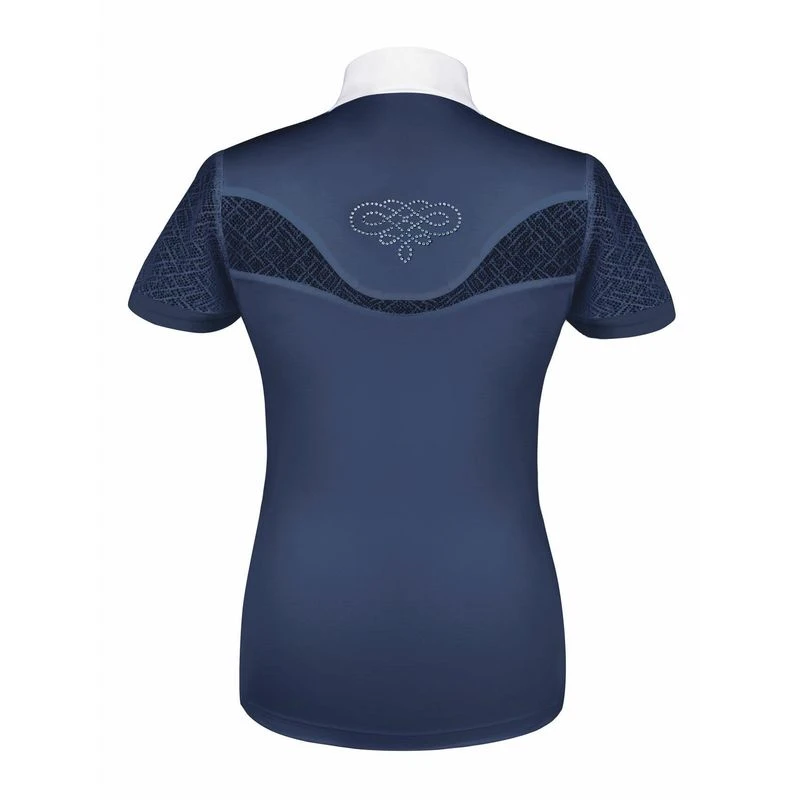 Fair Play Women's Cecile Short Sleeve Competition Shirt - Navy 2 Fair Play Women's Cecile Short Sleeve Competition Shirt - Navy - Image 2