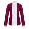 Fair Play Women's Claire Pearl Long Sleeve Competition Shirt - Burgundy/White -Ovation Sale Shop 594951 800 800