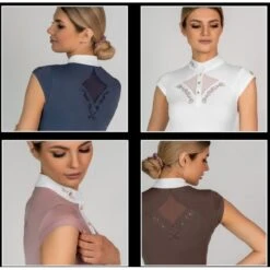 Fair Play Women's Cathrine Rose Gold Sleeveless Competion Shirt - Black -Ovation Sale Shop 595722 800 800