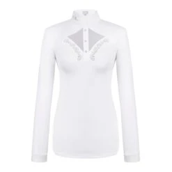 Fair Play Women's Cathrine Long Sleeve Competition Shirt - White