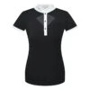 Fair Play Women's Cathrine Short Sleeve Competition Shirt - Black/White -Ovation Sale Shop 595803 800 800