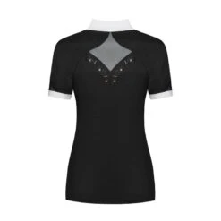 Fair Play Women's Cathrine Rose Gold Short Sleeve Competition Shirt - Black/White -Ovation Sale Shop 595852 800 800