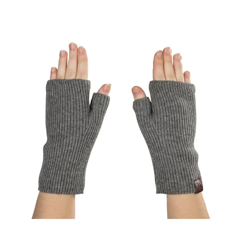 Back On Track Ash Knitted Wrist Gaiters - Grey 1 Back On Track Ash Knitted Wrist Gaiters - Grey