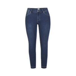 EQL Women's In Motion Cropped Jean - Midnight Wash