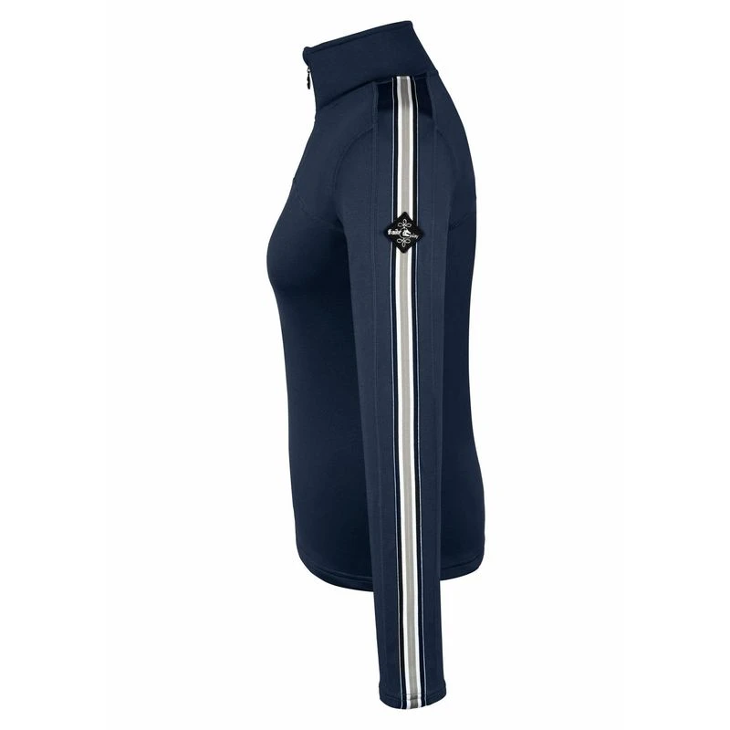 Fair Play Women's Bonnie Half Turtleneck - Navy 3 Fair Play Women's Bonnie Half Turtleneck - Navy - Image 3