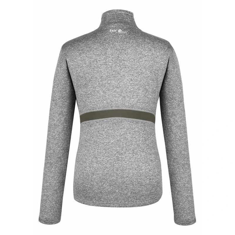 Fair Play Women's Thelma Half Turtleneck - Grey Melange 2 Fair Play Women's Thelma Half Turtleneck - Grey Melange - Image 2