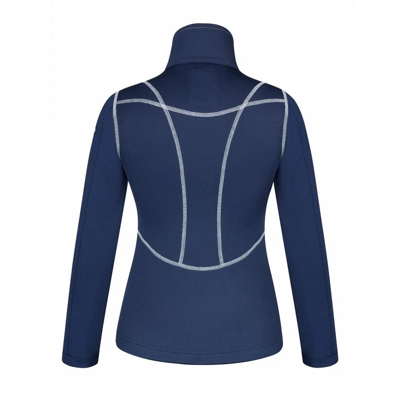 Fair Play Women's Clarissa 2.0 Sweatshirt Jacket - Navy/Willow 2 Fair Play Women's Clarissa 2.0 Sweatshirt Jacket - Navy/Willow - Image 2
