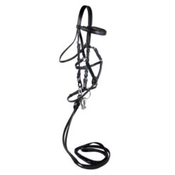 Nunn Finer Fairhill Figure 8 Event Bridle - Black/Brass
