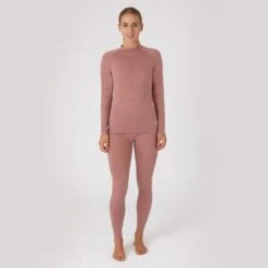 B Vertigo Women's Roxie Woolmix Underwear Shirt - Old Rose 6 B Vertigo Women's Roxie Woolmix Underwear Shirt - Old Rose -Ovation Sale Shop 600880 800 800