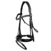 Horze Classic Dressage Ergonomic Bridle W/Curved Browband - Black/Black -Ovation Sale Shop 602614 800 800